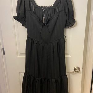 NWT Madewell Midi Seersucker Dress